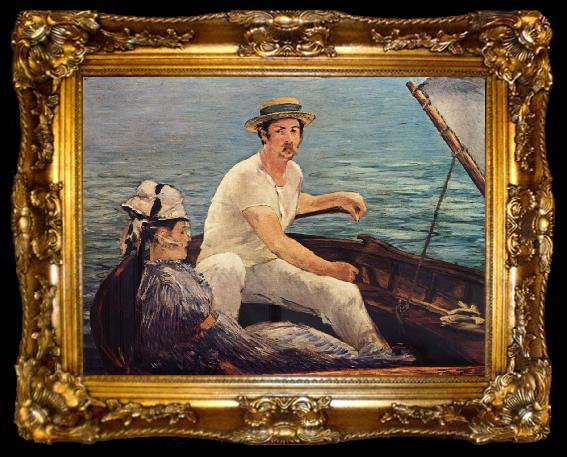 framed  Edouard Manet Boating, ta009-2